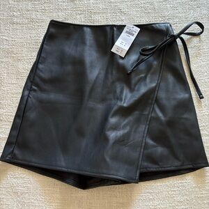 AF NWT Leather Skort Brand New Never Worn